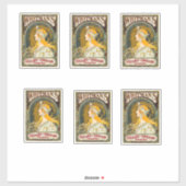 Alphonse Mucha  Whitman's Ad Sticker (Vel)