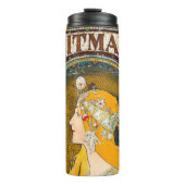 Alphonse Mucha  Whitman's Ad Thermosbeker (Voorkant)