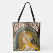 Alphonse Mucha  Whitman's Ad Tote Bag (Voorkant)