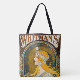 Alphonse Mucha  Whitman's Ad Tote Bag