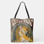 Alphonse Mucha Whitman's Ad Tote Bag (Achterkant)