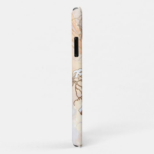 Alphonse Mucha Winter  Art Nouveau Painting Case-Mate iPhone Case (Achterkant/rechts)