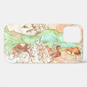 Alphonse Mucha Winter  Art Nouveau Painting Case-Mate iPhone Case (Achterkant (horizontaal))