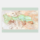 Alphonse Mucha Winter  Art Nouveau Painting Inpakpapier Vel (Voorkant)