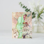 Alphonse Mucha Winter II Briefkaart (Staand voorkant)