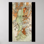 Alphonse Mucha - Winter Print (Voorkant)