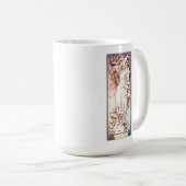 Alphonse Mucha - Winter White Koffiemok (Voorkant rechts)