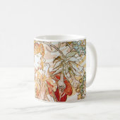 Alphonse Mucha Woman with Daisy Art Nouveau Mok (Voorkant rechts)