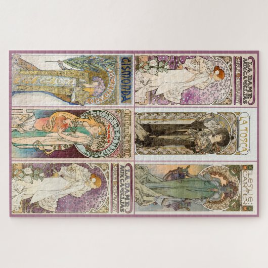 Alphonse Mucha Women Legpuzzel (Horizontaal)