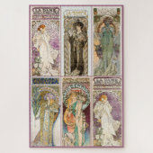 Alphonse Mucha Women Legpuzzel (Verticaal)
