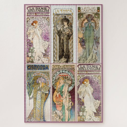 Alphonse Mucha Women Legpuzzel (Verticaal)