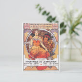 Alphonse Mucha - World's Fair 1904 St. Louis Briefkaart (Staand voorkant)