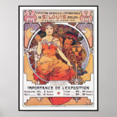 Alphonse Mucha - World's Fair 1904 St. Louis Poster (Voorkant)