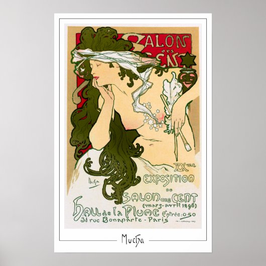 Alphonse Mucha Zedign Art Poster #115 (Voorkant)