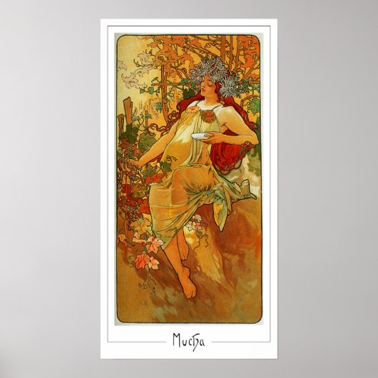 Alphonse Mucha Zedign Art Poster #127 (Voorkant)