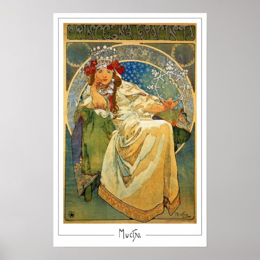 Alphonse Mucha Zedign Art Poster #147 (Voorkant)