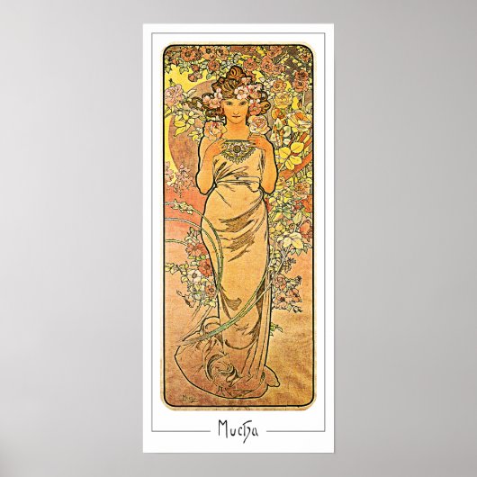 Alphonse Mucha Zedign Art Poster #160 (Voorkant)