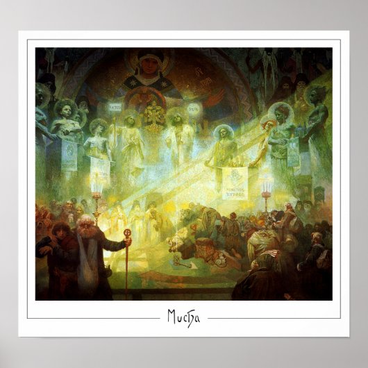 Alphonse Mucha Zedign Art Poster #181 (Voorkant)