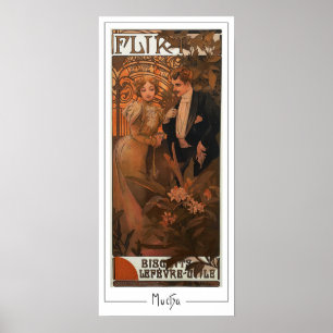Alphonse Mucha Zedign Art Poster #183