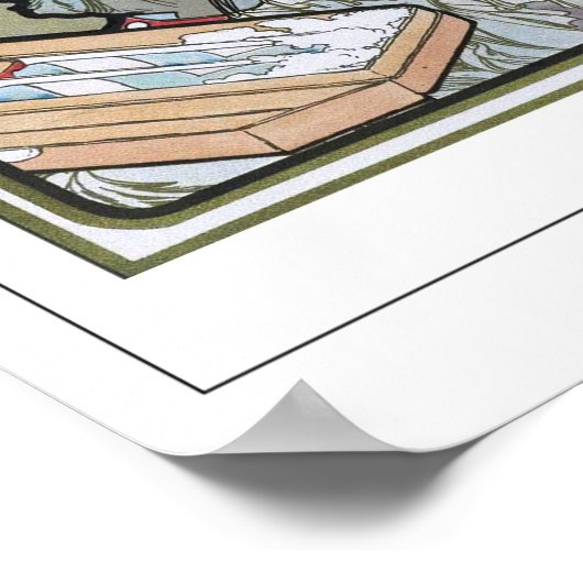 Alphonse Mucha Zedign Art Poster #2 (Hoek)