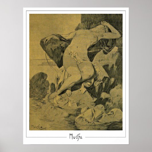 Alphonse Mucha Zedign Art Poster #242 (Voorkant)