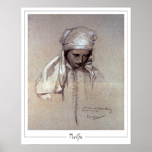 Alphonse Mucha Zedign Art Poster #261 (Voorkant)