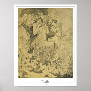 Alphonse Mucha Zedign Art Poster #285