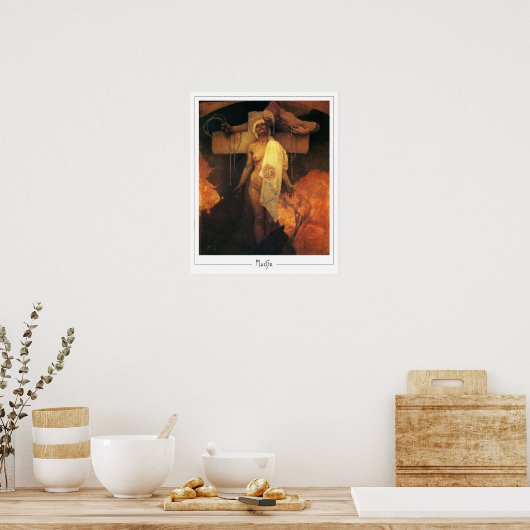 Alphonse Mucha Zedign Art Poster #305 (Keuken)