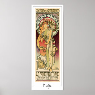 Alphonse Mucha Zedign Art Poster #329