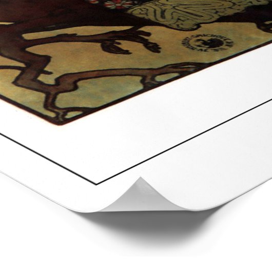 Alphonse Mucha Zedign Art Poster #374 (Hoek)