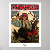 Alphonse Mucha Zedign Art Poster #374 (Voorkant)