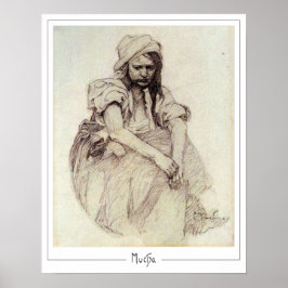 Alphonse Mucha Zedign Art Poster #384