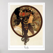 Alphonse Mucha Zedign Art Poster #401 (Voorkant)