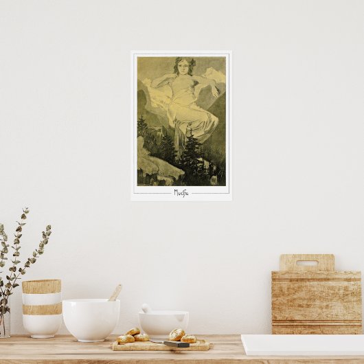 Alphonse Mucha Zedign Art Poster #404 (Keuken)