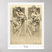 Alphonse Mucha Zedign Art Poster #49 (Voorkant)