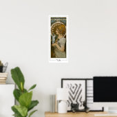Alphonse Mucha Zedign Kunst Poster #260 (Thuiskantoor)