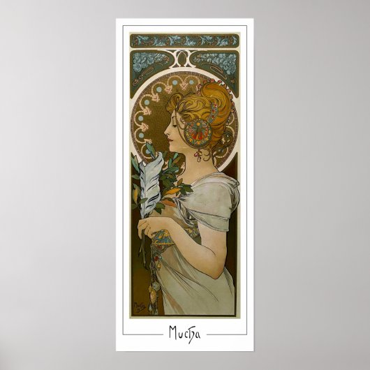 Alphonse Mucha Zedign Kunst Poster #260 (Voorkant)