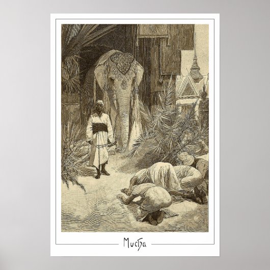 Alphonse Mucha Zedign Kunst Poster #75 (Voorkant)