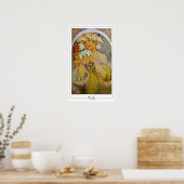 Alphonse Mucha Zedign Kunstposter #142 Poster (Keuken)