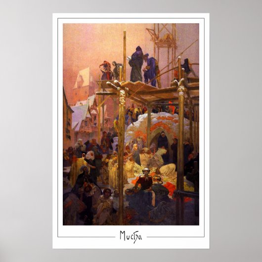Alphonse Mucha Zedign Kunstposter #187 Poster (Voorkant)