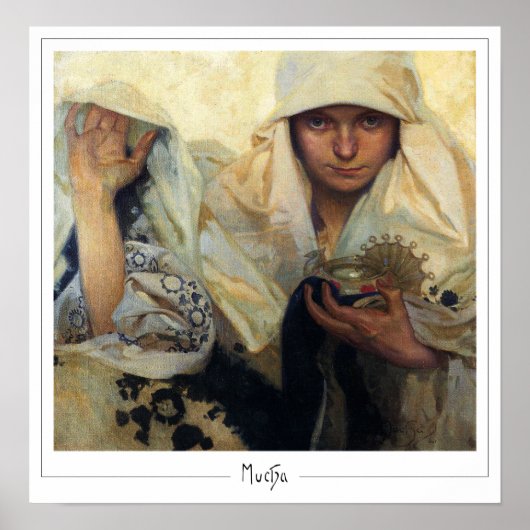 Alphonse Mucha Zedign Kunstposter #207 Poster (Voorkant)