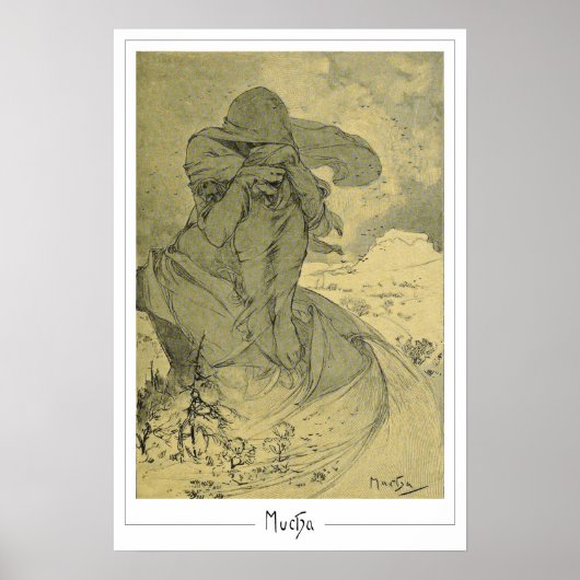 Alphonse Mucha Zedign Kunstposter #237 Poster (Voorkant)