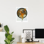 Alphonse Mucha Zedign Kunstposter #281 Poster (Thuiskantoor)