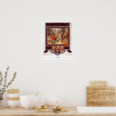 Alphonse Mucha Zedign Kunstposter #297 Poster (Keuken)