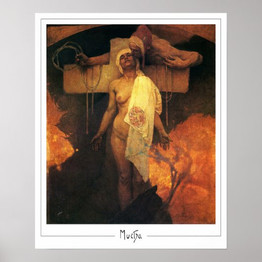 Alphonse Mucha Zedign Kunstposter #305 Poster (Voorkant)