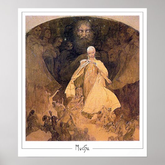 Alphonse Mucha Zedign Kunstposter #328 Poster (Voorkant)