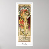 Alphonse Mucha Zedign Kunstposter #329 Poster (Voorkant)