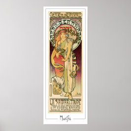 Alphonse Mucha Zedign Kunstposter #329 Poster