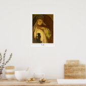 Alphonse Mucha Zedign Kunstposter #334 Poster (Keuken)