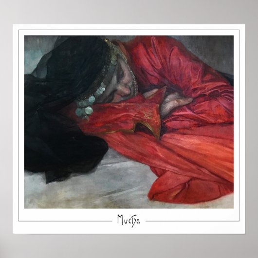 Alphonse Mucha Zedign Kunstposter #342 Poster (Voorkant)